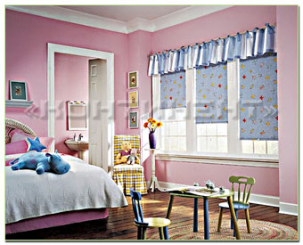 Pулонные шторы для детской комнаты